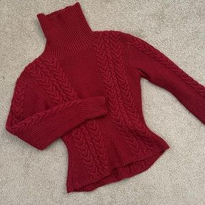 Knitted turtle neck